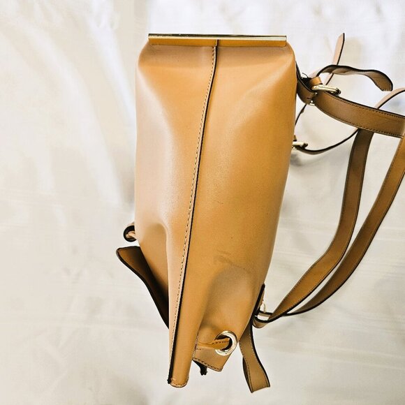 Aldo Dark Tan Unisex Backpack - Picture 9 of 10